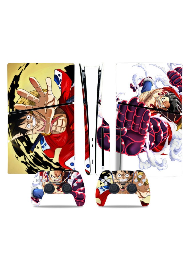 general PS5slim CD-ROM Version Of The Sticker Slim Digital Version Of The Film One Piece Of Fire Shadow Animation A Variety Of Generation-Color:pinkish P5SDisc-0418 - Image 1