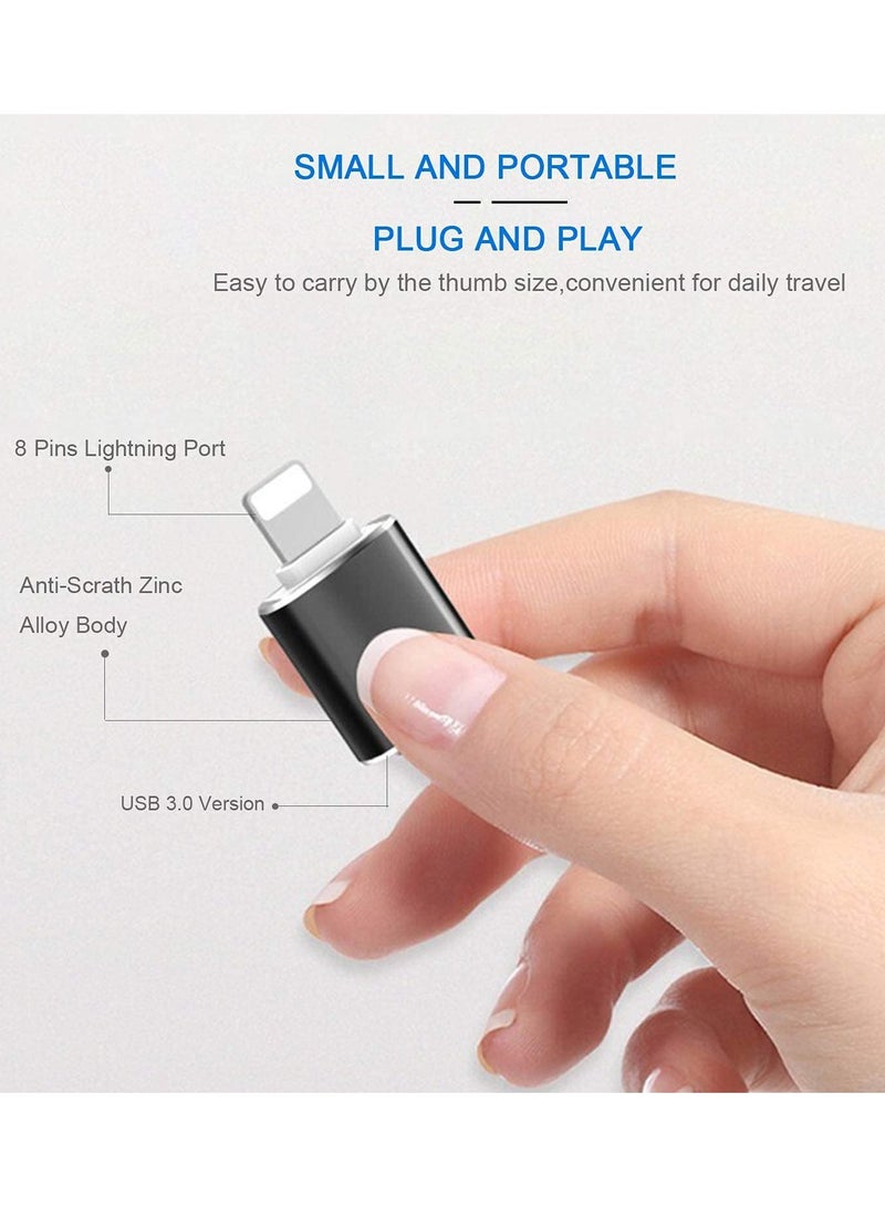 Lightning Male to USB3.0 Female Adapter OTG Cable Portable USB Camera Adapter OTG Data Sync Cable Card Reader/Flash Drive/Mouse/MIDI Keyboard - Image 2