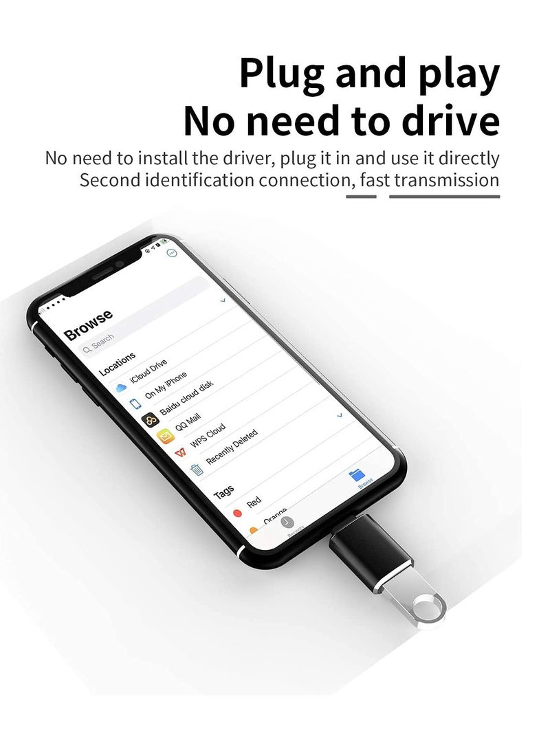 Lightning Male to USB3.0 Female Adapter OTG Cable Portable USB Camera Adapter OTG Data Sync Cable Card Reader/Flash Drive/Mouse/MIDI Keyboard - Image 3