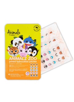 masque Bar Pretty Animalz Acne Printed Hydrocolloid Patches Extracts Oil And Impurities Conceals Blemishes And Acne  - Image 1
