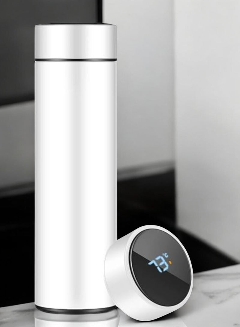 Smart Cup Smart Thermos Cup, Smart Water Bottle, 500ml LED Temperature Display Thermos Cup, Stainless Steel Vacuum Travel Mug - Image 1