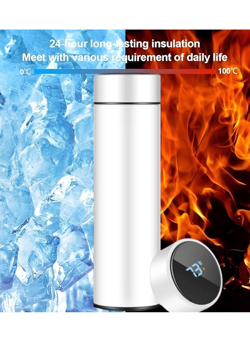 Smart Cup Smart Thermos Cup, Smart Water Bottle, 500ml LED Temperature Display Thermos Cup, Stainless Steel Vacuum Travel Mug - Image 3