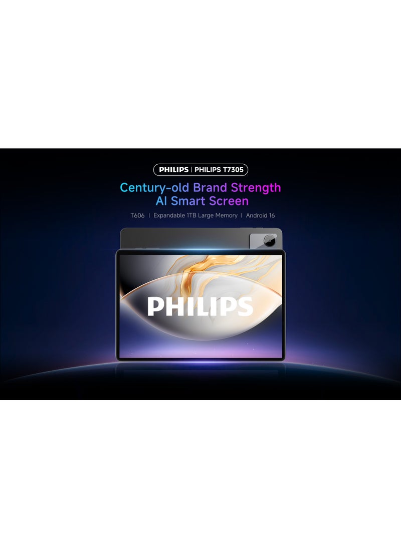Philips T7305 Tablet 2025 10.1 inch Android 16 Unisoc T606 4GB RAM 128GB WIFI - Image 2