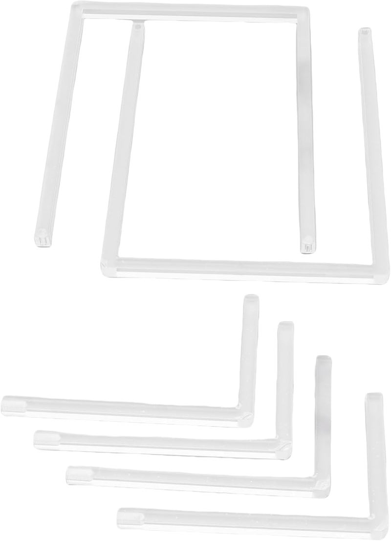 ZJchao CLEAR ACRYLIC PHOTO FRAME STAND DISPLAY HOLDER ELEGANT HOME DECOR FOR VARIOUS OCCASIONS - Image 2