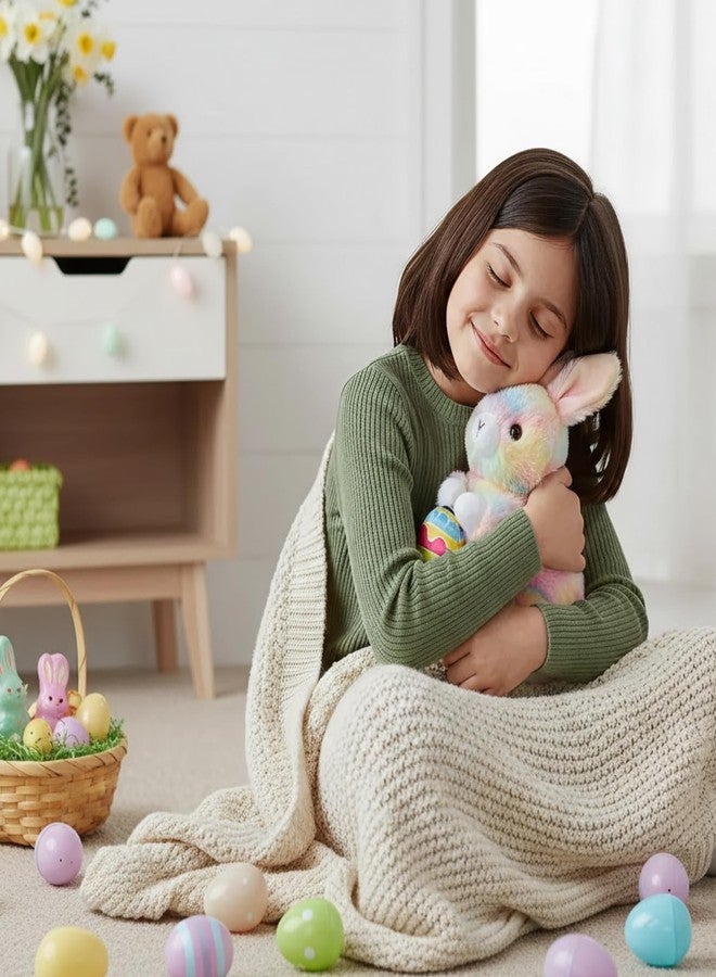 Ty Beanie Sprout The Pastel Bunny with Colorful Easter Egg - 6" - Image 5