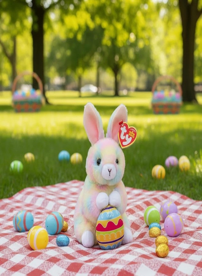 Ty Beanie Sprout The Pastel Bunny with Colorful Easter Egg - 6" - Image 2