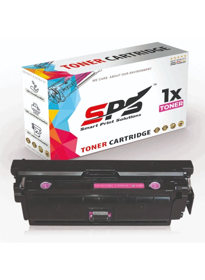 Smart Print Solutions SPS Compatible Toner Cartridges for HP - CF363A 508A | 1x Magenta | Yield upto 5,000 Pages - Image 1