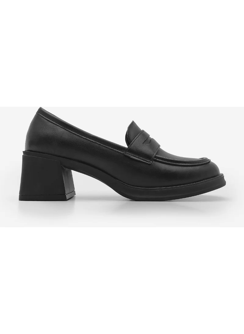 مارجين Women's Loafer Thick Heeled Casual Shoes Seriz