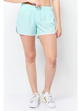 Adidas Women Sportswear Fit 4 Inseam Running Short, Semi Flash Aqua  - Image 1