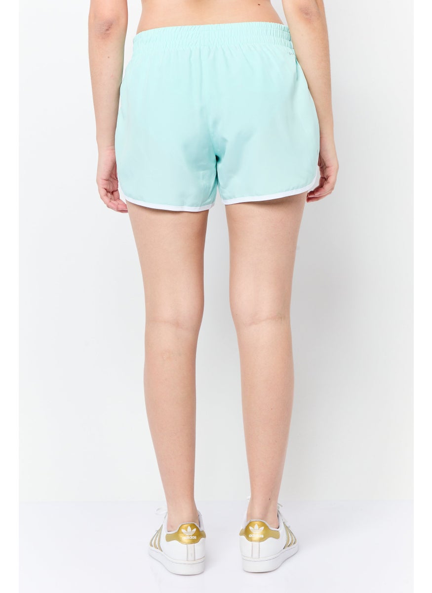 Adidas Women Sportswear Fit 4 Inseam Running Short, Semi Flash Aqua  - Image 2