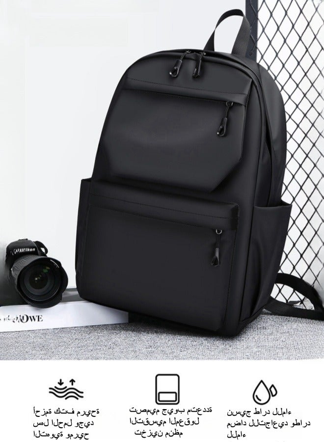 XiuWoo Large-capacity Backpack, Business Backpack, Machine Model Backpack, Computer Bag - Black 33*46*18cm  - Image 3