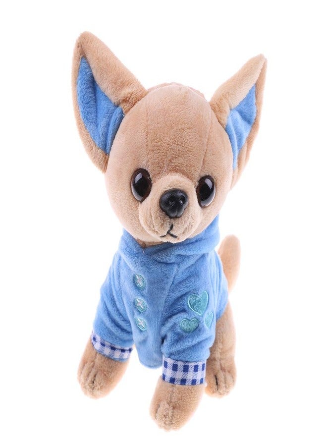 SUSHAFEN Stuffed Dog Puppy Toy Plush Toy Soft Doll Stuffed Animal Pillow Birthday Gift Present Cute Dog Ornaments Decoration Handicraft House Desktop Decoration Prop, 17cm/6.7" - Image 1
