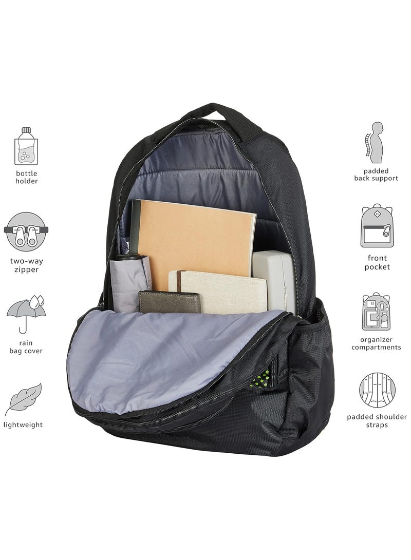 American Tourister Mist 29 Ltrs Large Size Casual 5 Compartment Backpack- Black - Image 3