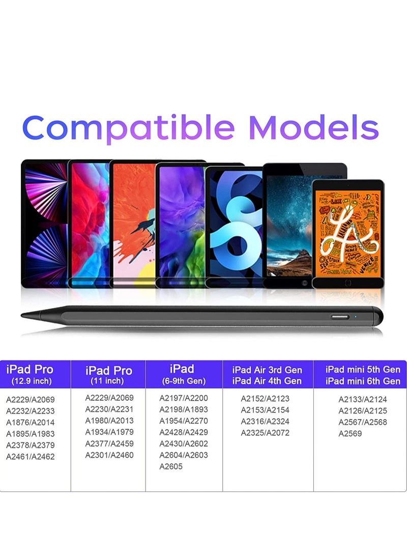 Stylus Pen for iPad 10th/9th/8th generation with Palm Rejection, Pencil for iPad Compatible with iPad Pro 11/iPad Pro 12.9/iPad 6th/7th/8th/9th/10th/iPad Mini 5th/6th/iPad Air 3rd/4th/5th - Image 4