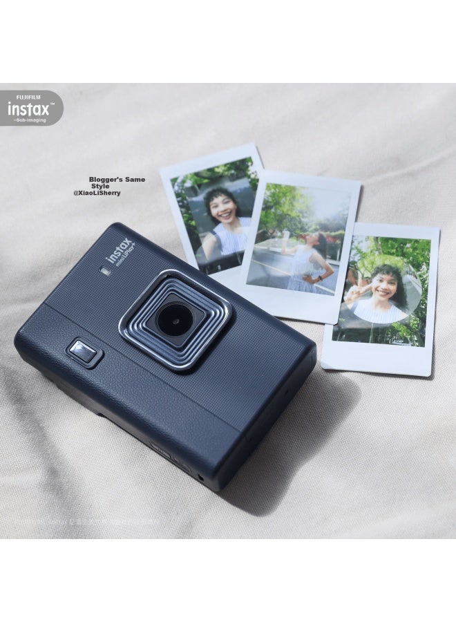 Instax Fujifilm Digital Instant Camera Liplay+ Midnight Blue - Image 2