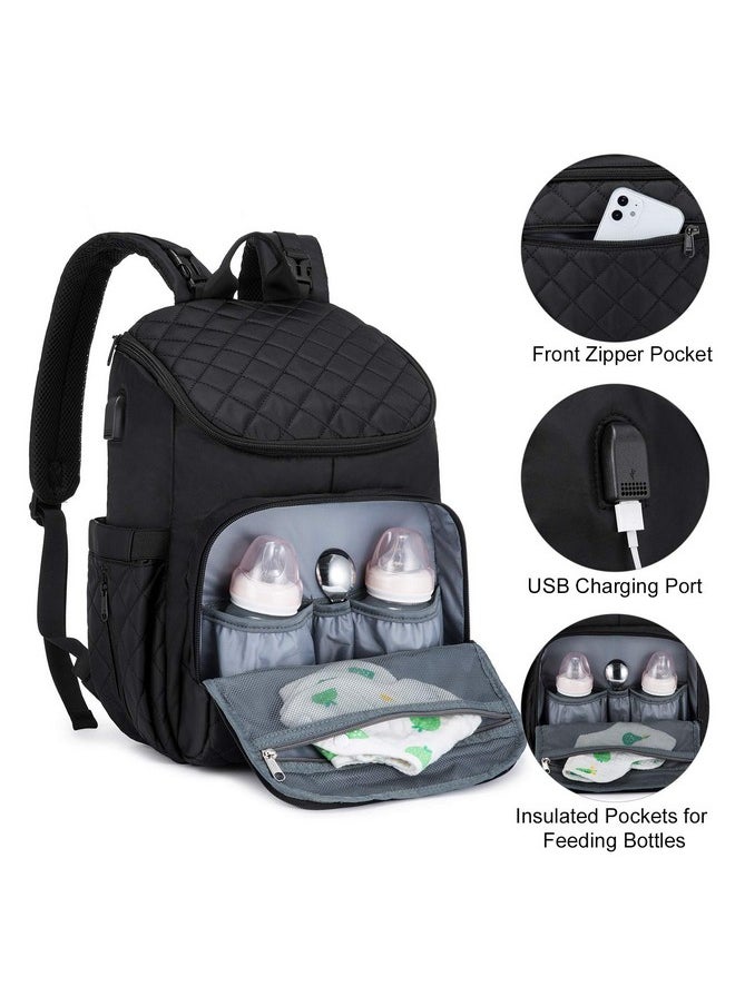 Lovevook Diaper Bag Backpack Multifunction Travel Backpack With Waterproof Portable Changing Pad Unisex And Stylish  - Image 4
