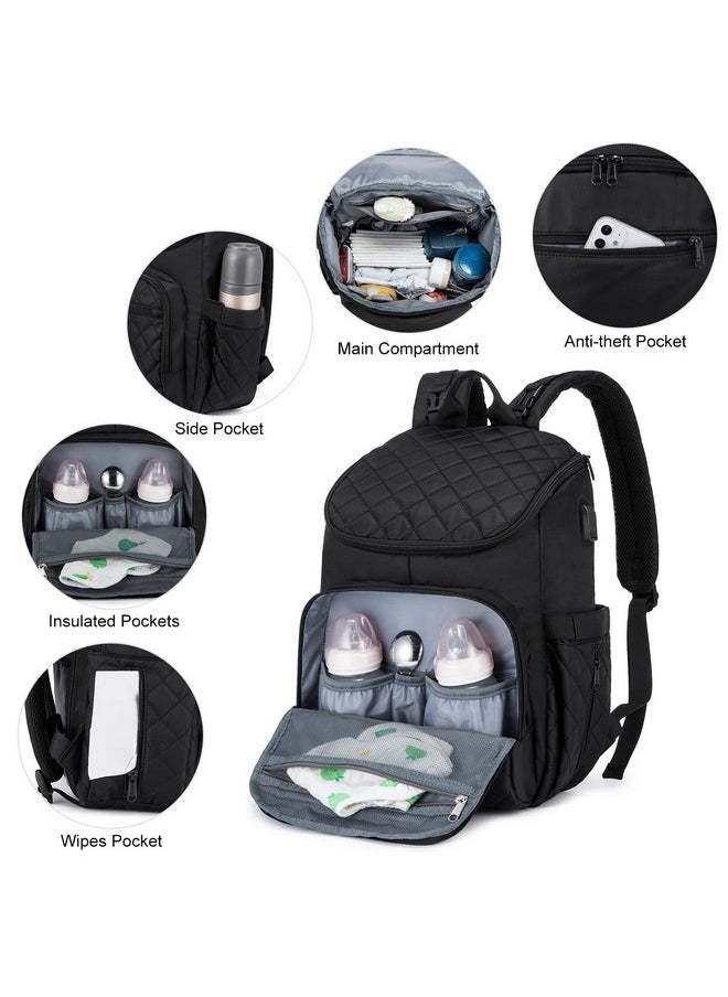 Lovevook Diaper Bag Backpack Multifunction Travel Backpack With Waterproof Portable Changing Pad Unisex And Stylish  - Image 3