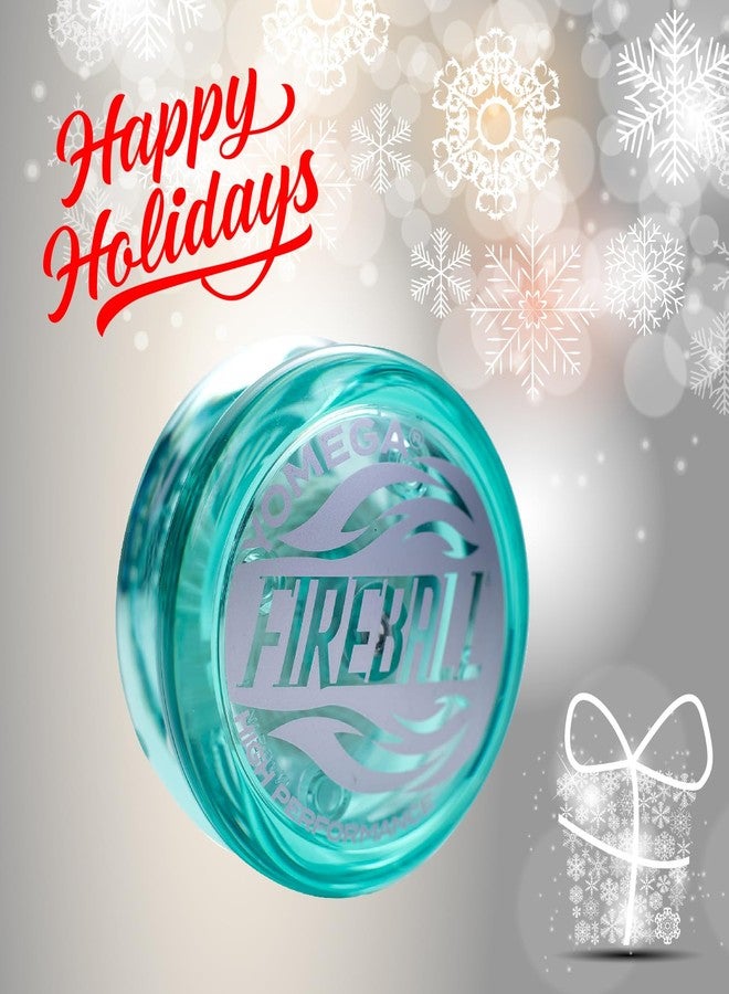 Yomega Fireball YoYo -HIGH Performance Responsive Transaxle Yoyo, Great for String Tricks for Advance Players to Perform Like Pros + Extra 2 yo yo Strings & 3 Month Warranty (Teal) - Image 2