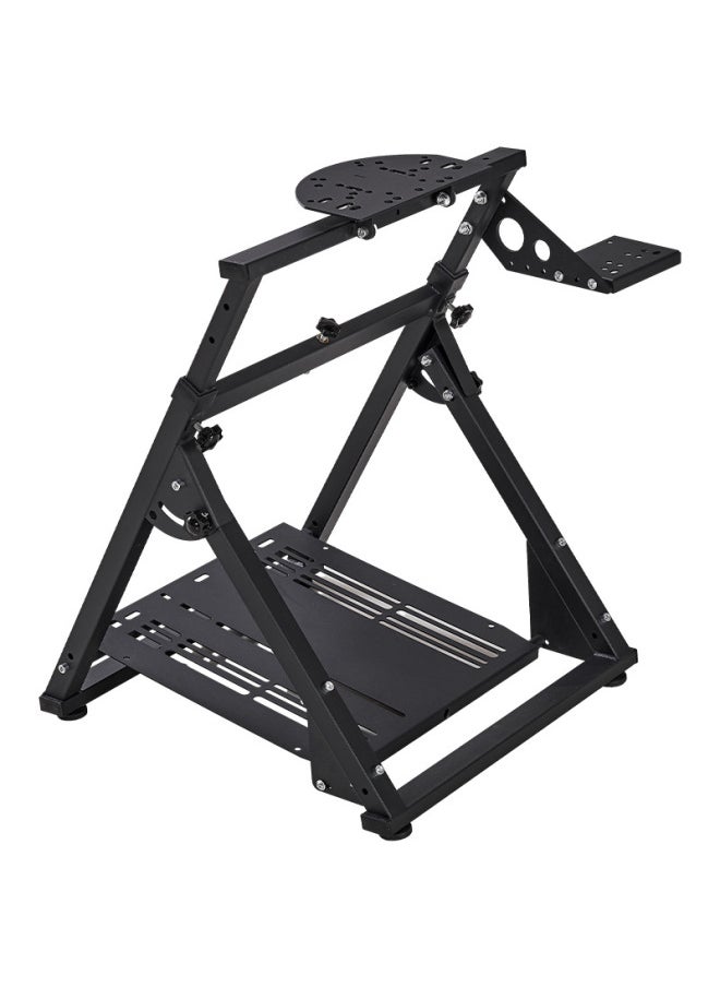Generic - Racing Simulator Folding Game Steering Wheel Bracket G29G27CSWT300RSG923 Magic Claw R5r9-Product Color:Second Generation Panel Pedal Anti-turnover + Gear Position + Handbrake Please Note The Simulator Model - Image 1