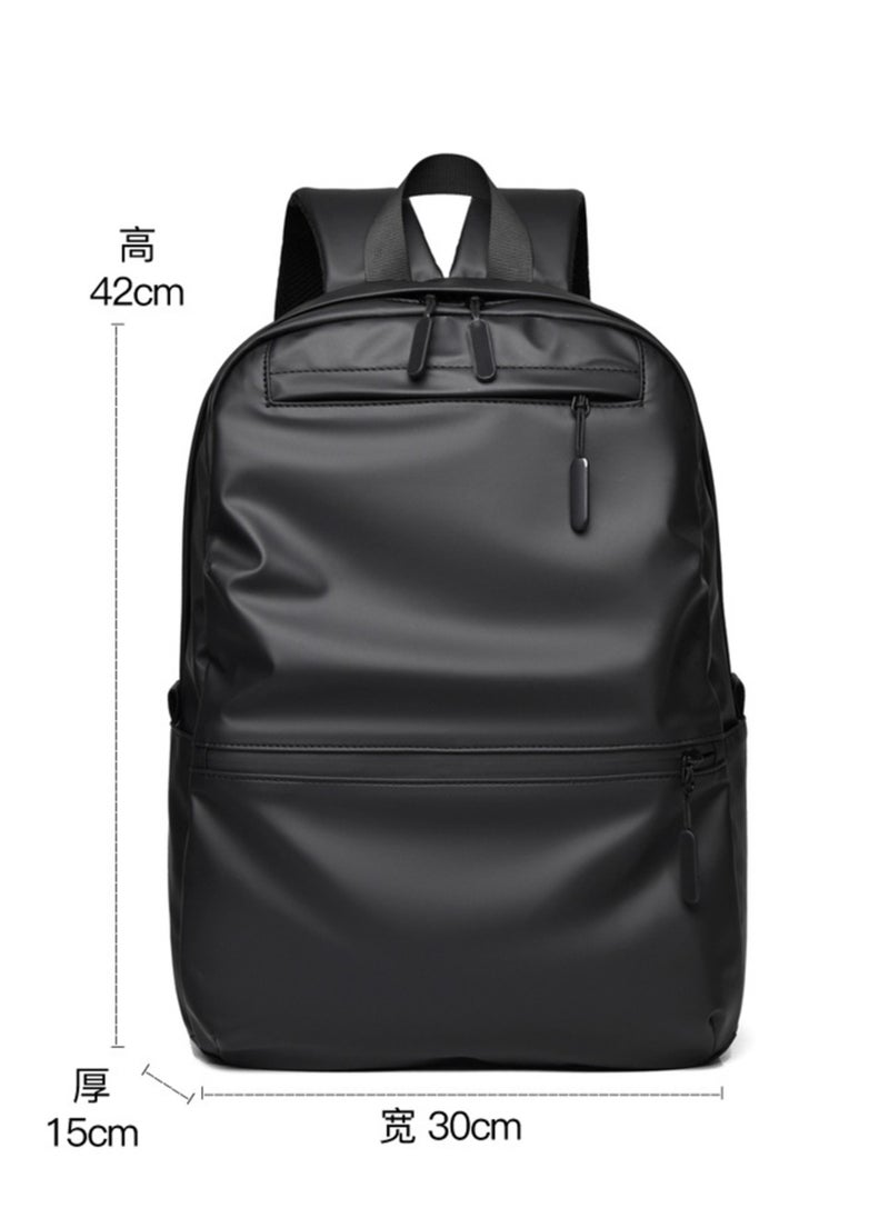 Angmei - Classic Travel Laptop Business Backpack, School Bag with USB Charging Port and Laptop Compartment for Men,black - Image 1