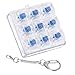 Axlksia Keyboard Fidget Toy Fidget Clicker Keyboard Fidget Keychain Button Fidget Gifts for Adults to Relieve Stress and Pass Time Style E - Image 2
