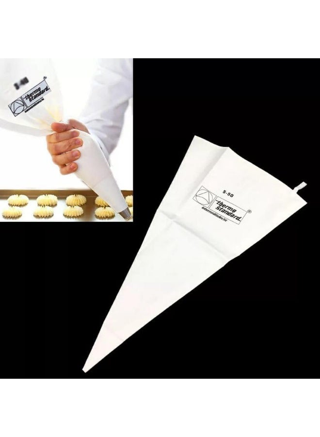 Generic valueable 1 High-quality fabric piping bag for cake decorating – 40cm icing bag, washable and reusable – Pastry decorating tools - Image 4