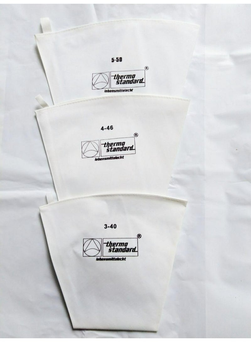 Generic valueable 1 High-quality fabric piping bag for cake decorating – 40cm icing bag, washable and reusable – Pastry decorating tools - Image 5