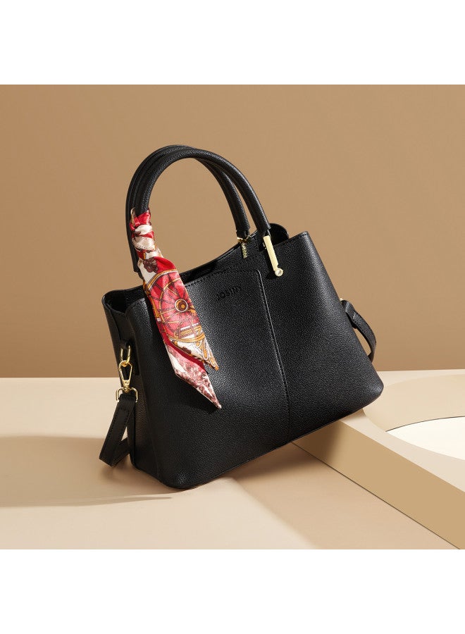 Josiny Versatile Tote Bag With Premium Texture, Large Capacity Handbag, Banquet/wedding Bag, Crossbody Bag For Women - Image 3