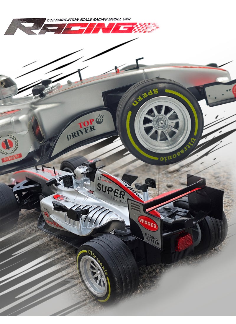 JIAYUE - Remote Controlled 1:12 Scale F1 Racing Car Toy High Speed Model with Steering Wheel Controller - Image 1