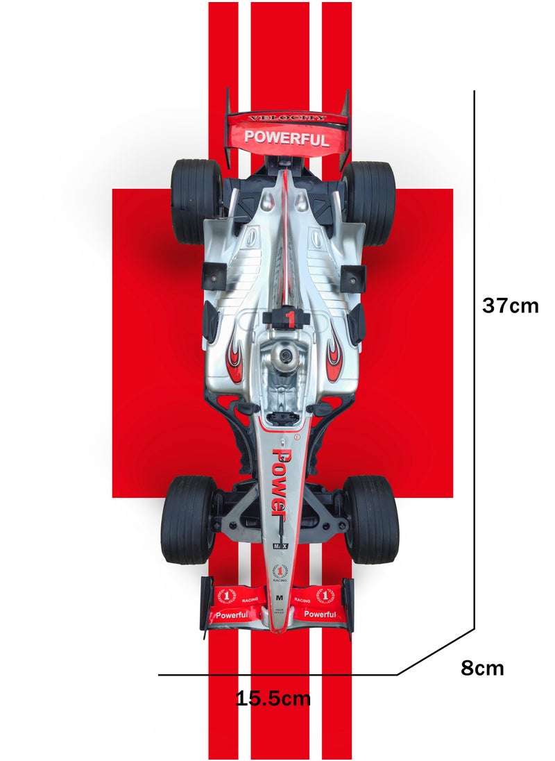 JIAYUE - Remote Controlled 1:12 Scale F1 Racing Car Toy High Speed Model with Steering Wheel Controller - Image 1