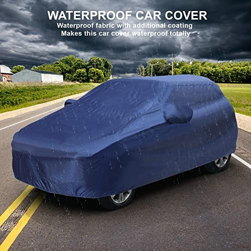 AutoGuys Car Cover Waterproof TF-I for Maruti Celerio [Year 2021 Onwards] - Celerio Car Cover Dust & UV Protection Celerio Car Body Cover with Mirror Pocket Soft Cotton Lining - Image 5