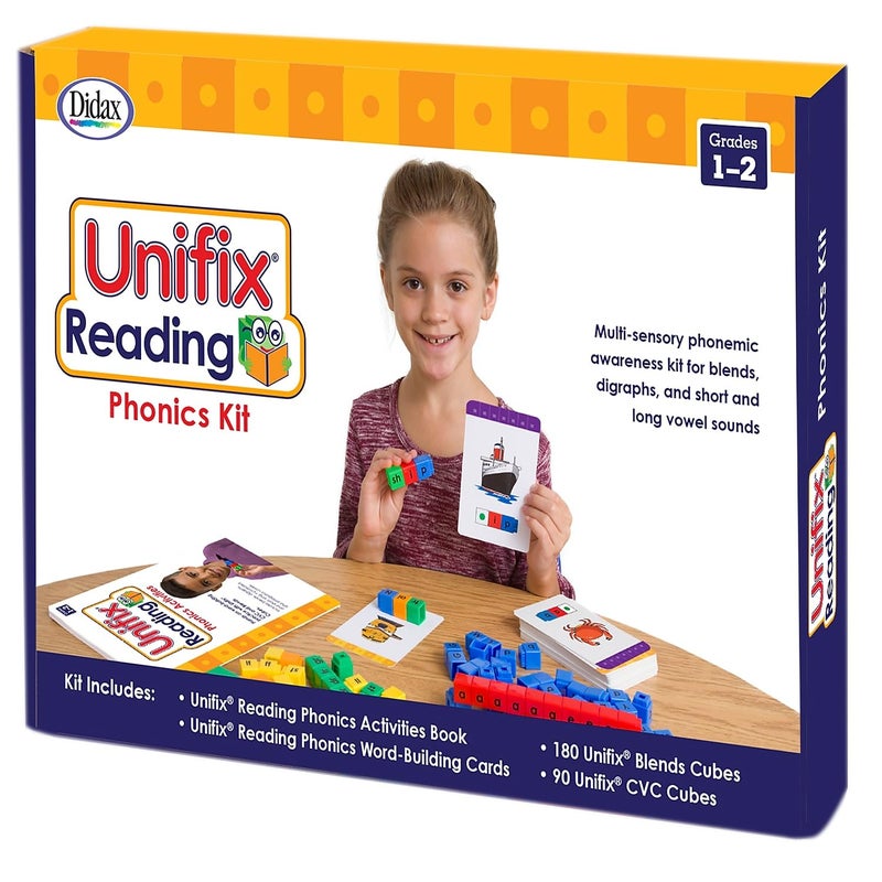 Didax Unifix Reading Phonics Activity Kit Grades 1 to 2