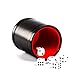 Magic Vosom Felt Lined Professional Dice Cup with 5 Dice Quiet for Yahtzee Game 1 PCS - Image 3