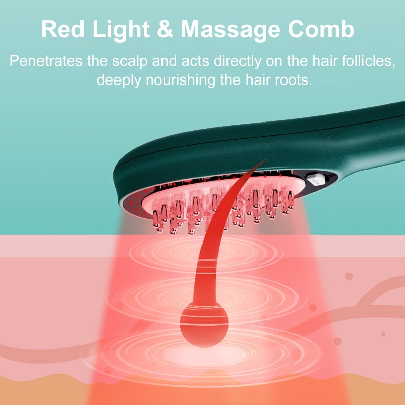 USB Hair Scalp Applicator Comb for Medicine Scalp Head Fluid Comb Essential Oil Hair Treatment Device Hair Scalp Massager Brush Growth for Head Brush - Image 5