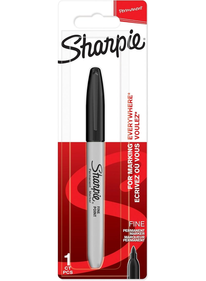 Sharpie 1-Piece Permanent Marker Black Ink Fine Tip - Image 3