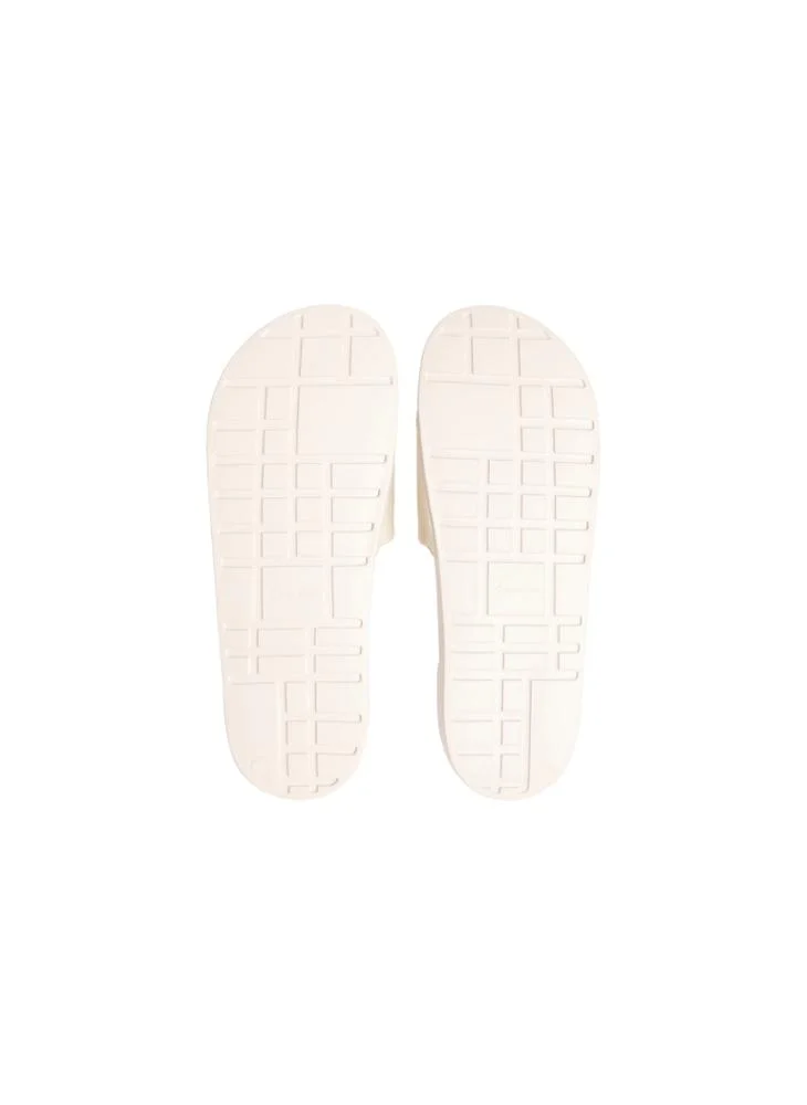 CALVIN KLEIN  Essential Monogram Canvas Slide Sandals for Men | Best Price UAE
