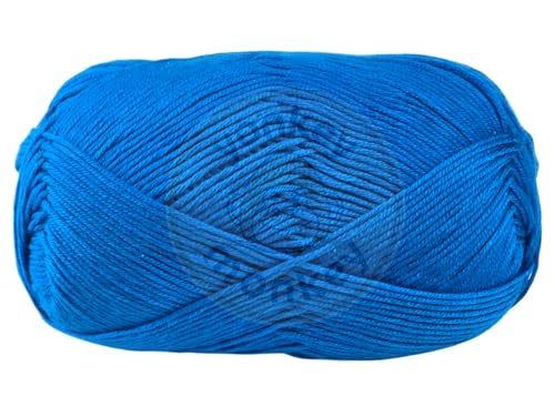 Yonkey Monkey 10-Pack of Yonkey Monkey 500 Grams Yarn - 70% Rayon derived from Bamboo, 30% Cotton - Imported - Blue 9056 - Image 5