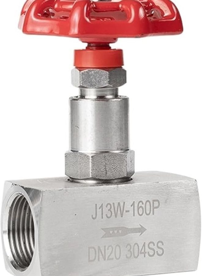 صمام إبرة من الفولاذ المقاوم للصدأ 304 J13W 160P صمام كرة داخلي عالي الضغط DN20 - Image 1