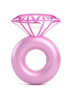 Inflatable Diamond Ring Pool Float - Engagement Ring Bachelorette Party Float Stagette Decorations Swimming Tube Floaty Outdoor Water Lounge for Adults & Kids