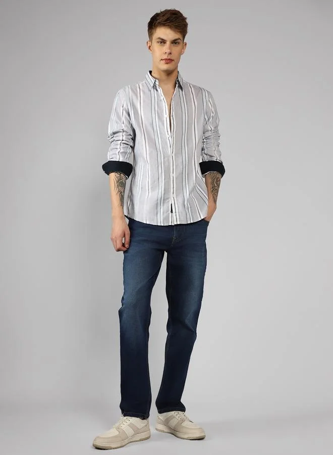 Dennis Lingo Regular Fit Multi Colour Cotton Shirt – Classic and Comfortable