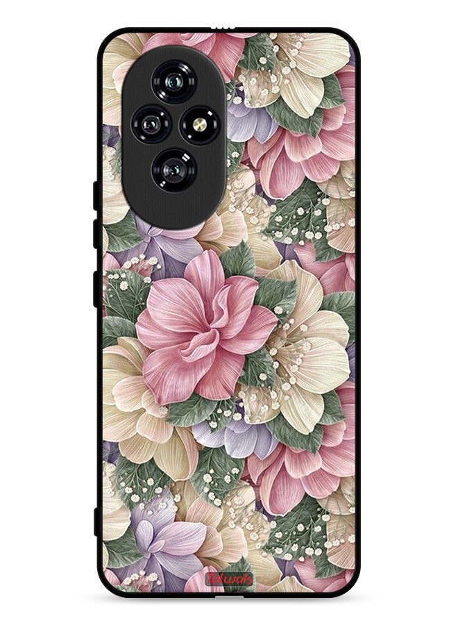 Tolwak Honor 200 5G Protective Case Cover Hd Floral - Image 1