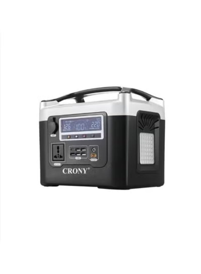 كروني محطة طاقة محمولة BS800+ بقدرة 800 واط وسعة 528 واط/ساعة - شحن سريع خلال 7-8 ساعات، منافذ متعددة (منفذ تيار متردد 220 فولت/USB-C/5 منافذ USB-A/3 منافذ تيار مستمر/منفذ ولاعة سجائر)، مصباح LED وشاشة LCD، حماية أمان رباعية، مناسبة للتخييم في الهواء الطلق، والسفر بالمركبات الترفيهية، وانقطاع التيار الكهربائي المنزلي في حالات الطوارئ، والتصوير الجوي باستخدام الطائرات بدون طيار، وتزويد الأجهزة الصغيرة بالطاقة - Image 4