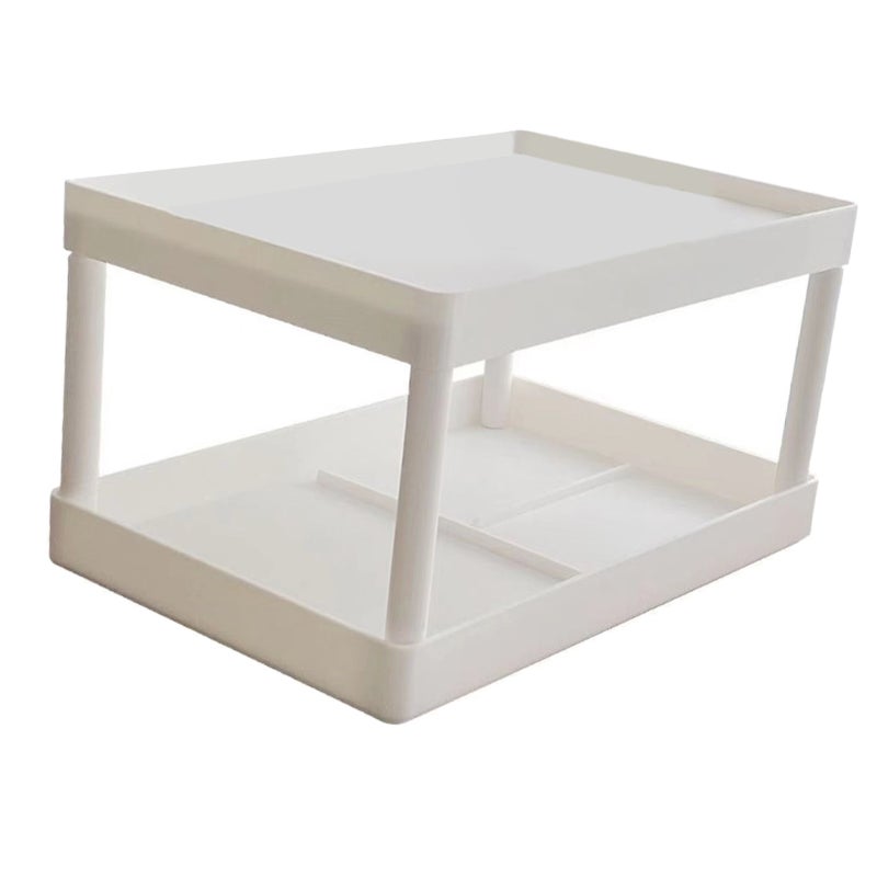 Makeup Stand 2 Layer Organizer Bedroom Office Student Dormitories Desktop Debris Storage Rack Small - Image 3