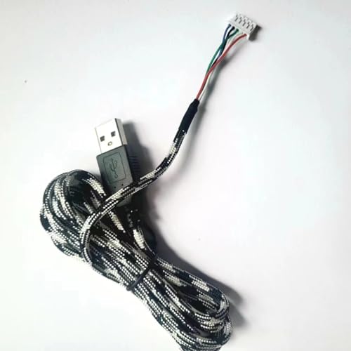 LZYDD USB Mouse Cable & Cord for Zowie ZA11/ZA12/ZA13 /ec1 ec2 ec3 za11 za12 za13 Fk1 fk1+ fk2b fk2c Series/Microsoft Explorer 3.0 / Intellimouse 1.1/1.1 Mouse - Image 1