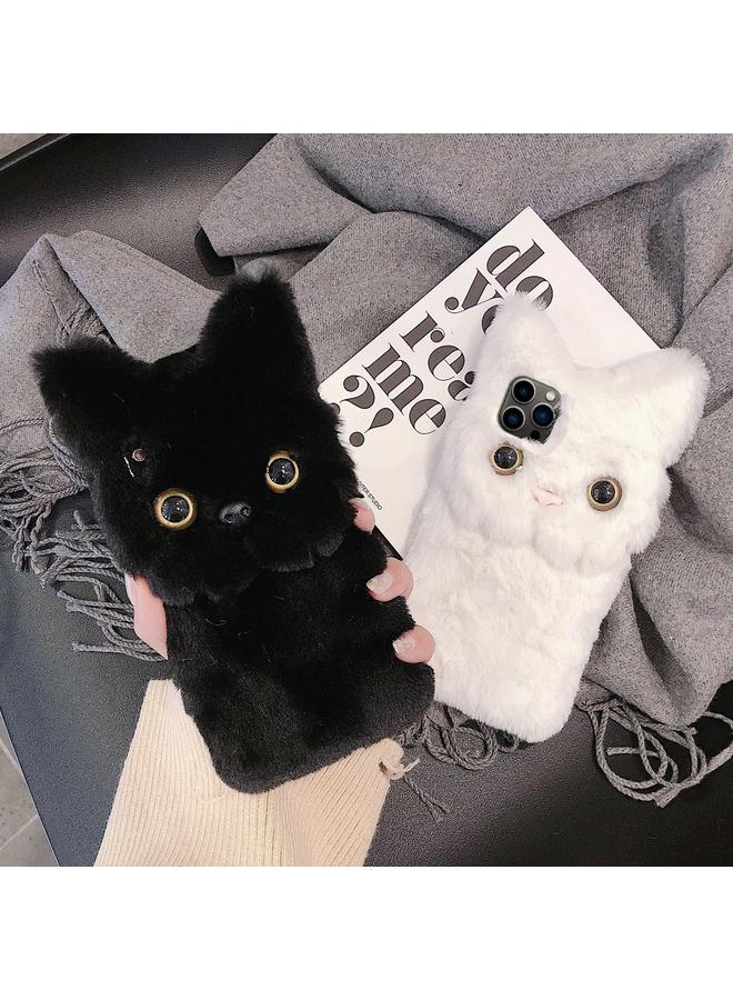 Zaboon Case For iPhone 12 Pro 3D Cute Cat Plush Full Coverage Phone Case - Image 4