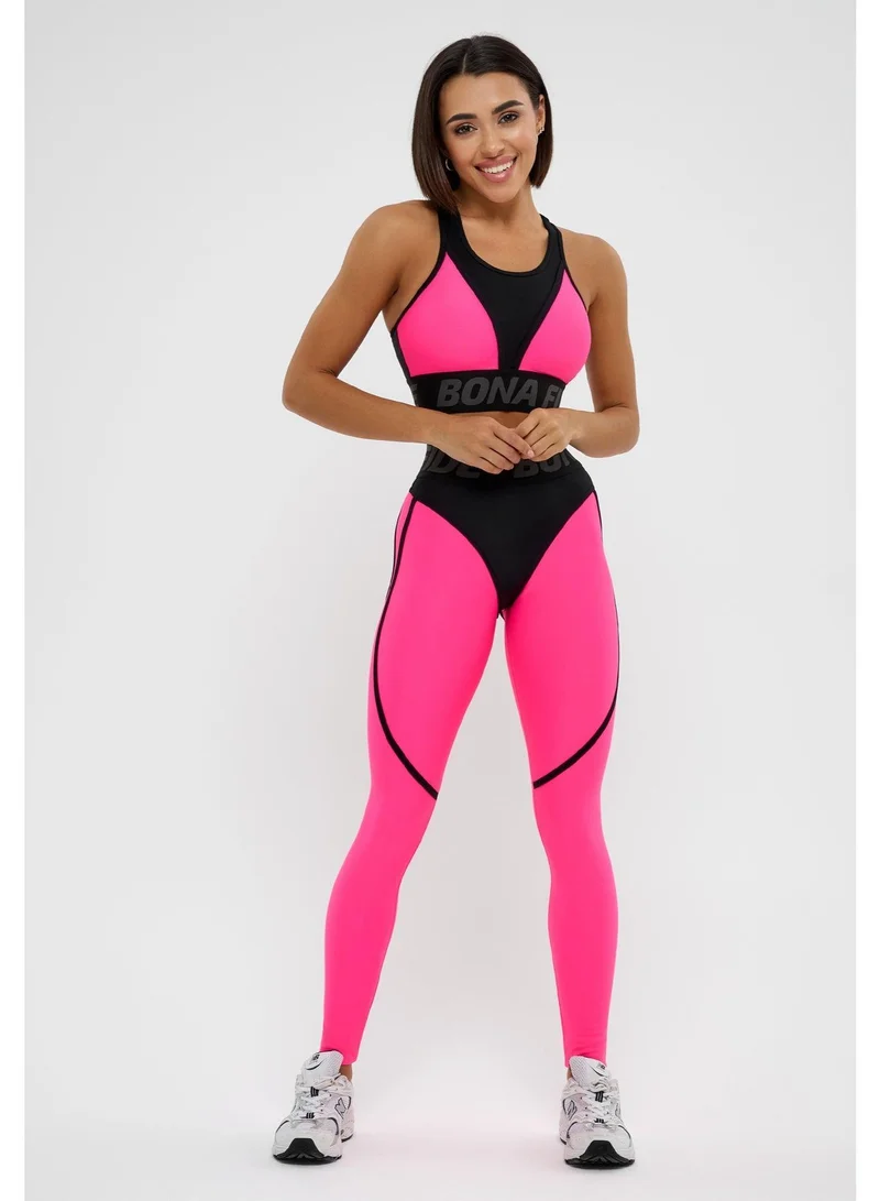Bona Fide Extra Acid Pink Extra Scrunch Gym Leggings for Women for Women | Best Price UAE