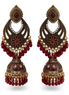 General vintage enamel tassel earrings 
