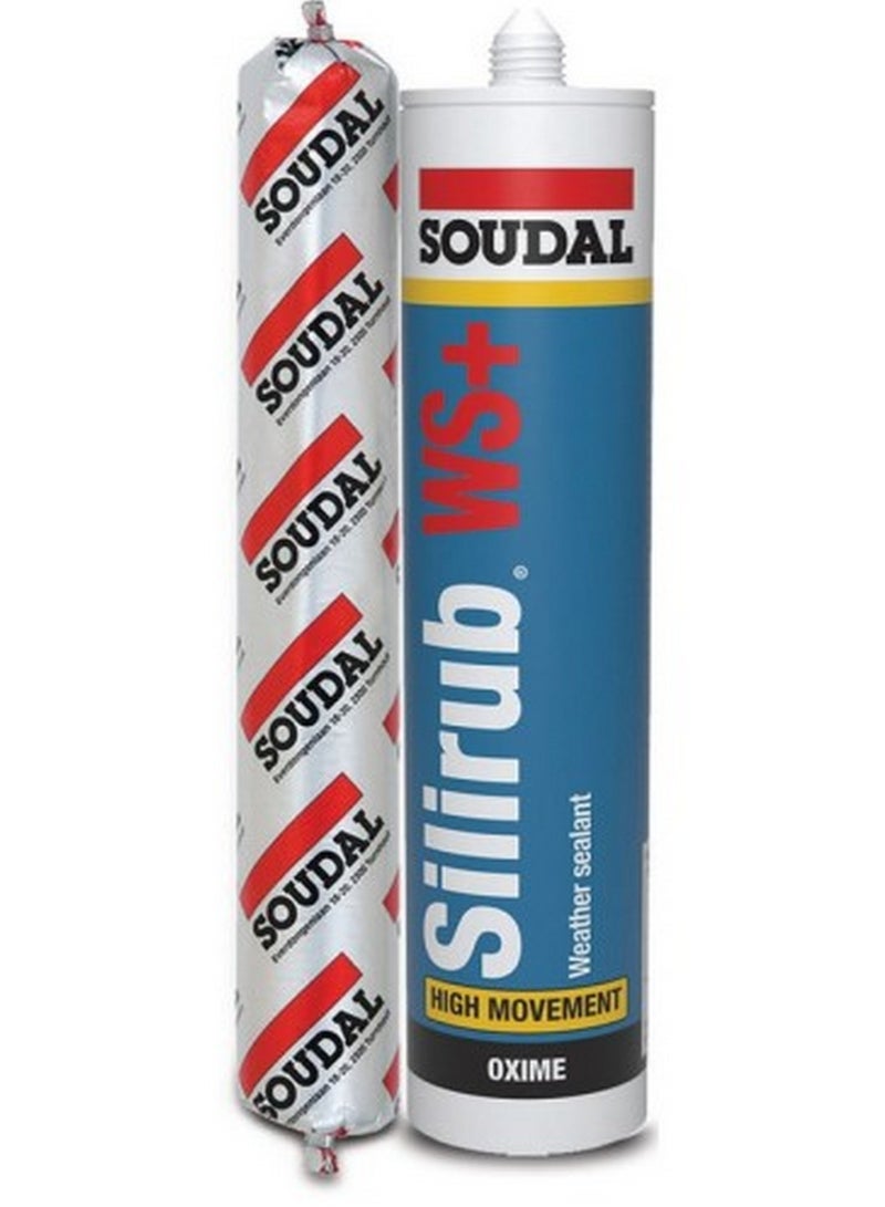Silirub Ws+ Clear Weather Sealant Oxime 280 ML
