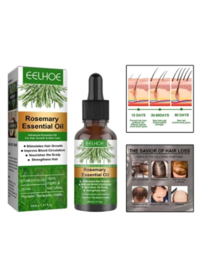 2 PCS Rosemary Hair Care Essential Oil