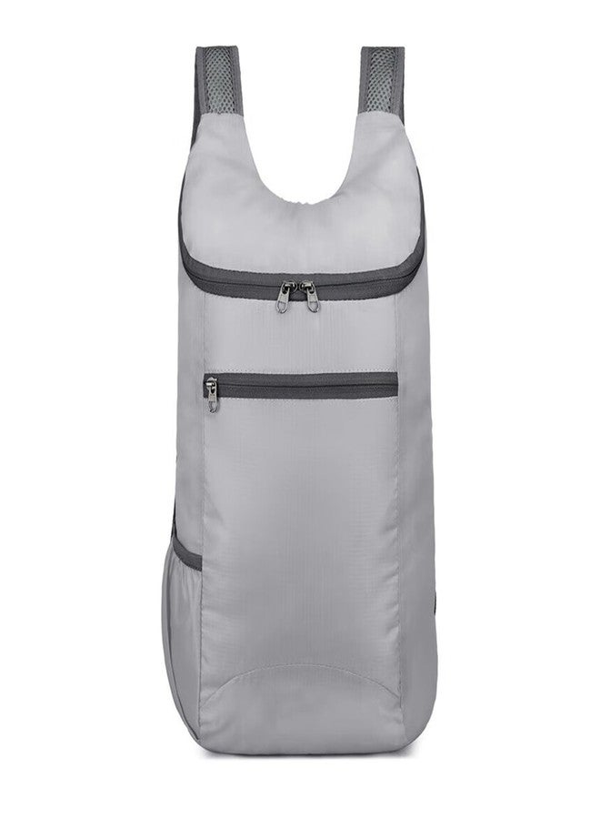 SIPYTOPF Foldable Backpack,20L Lightweight Waterproof Travel Hiking Backpack for Outdoor Sports Camping Daypack Bag (Grey) - Image 3
